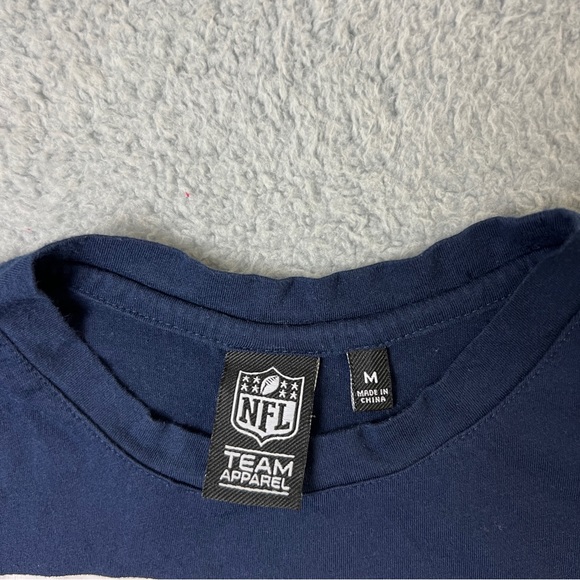 New England Patriots NFL Navy Blue Long Sleeve Shirt Size Medium - Picture 3 of 8